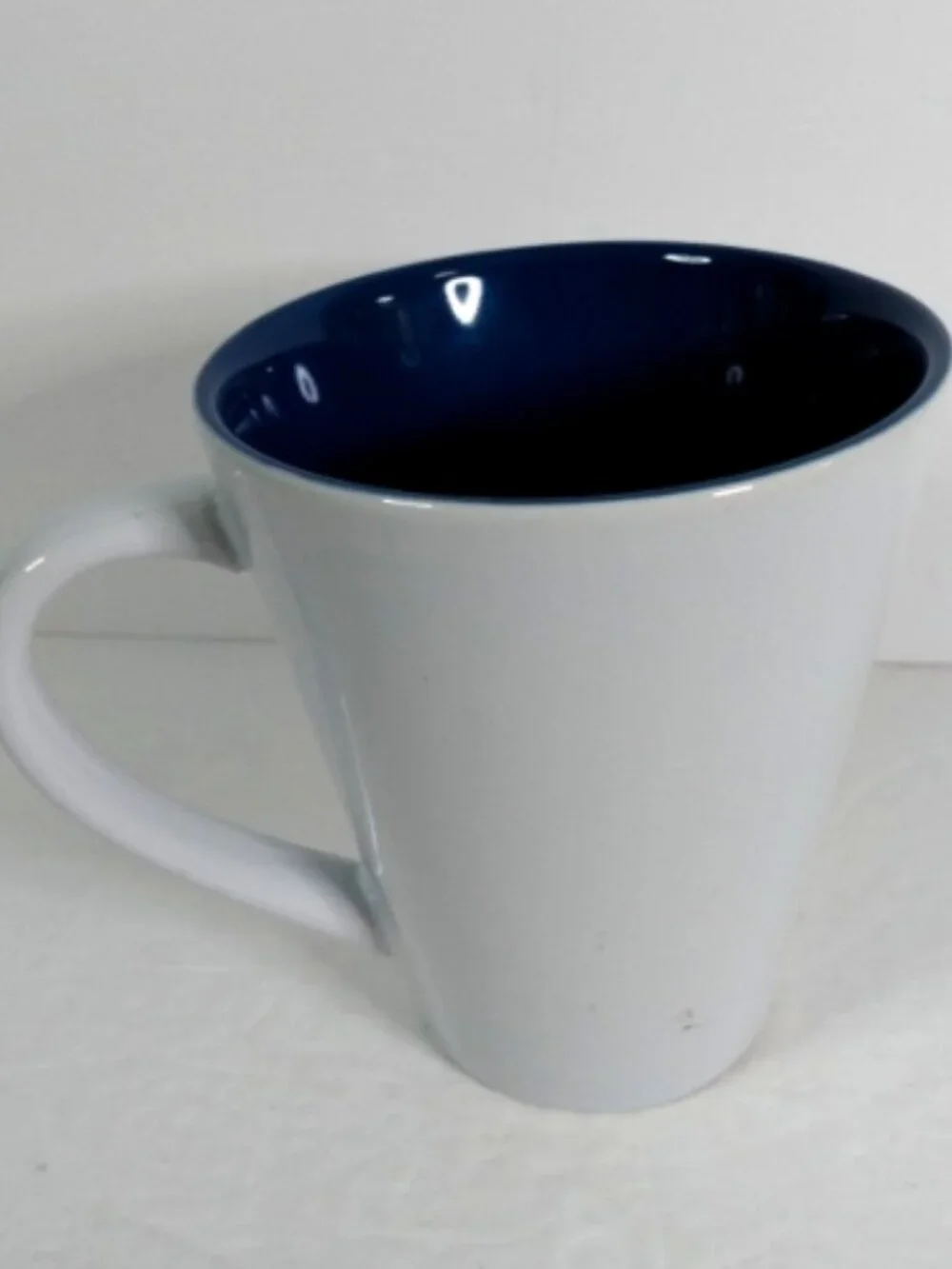 Hallmark Daniel Miyares Mug DREAM Sailboat Coffee Cup Tea 12 Oz Blue Interior